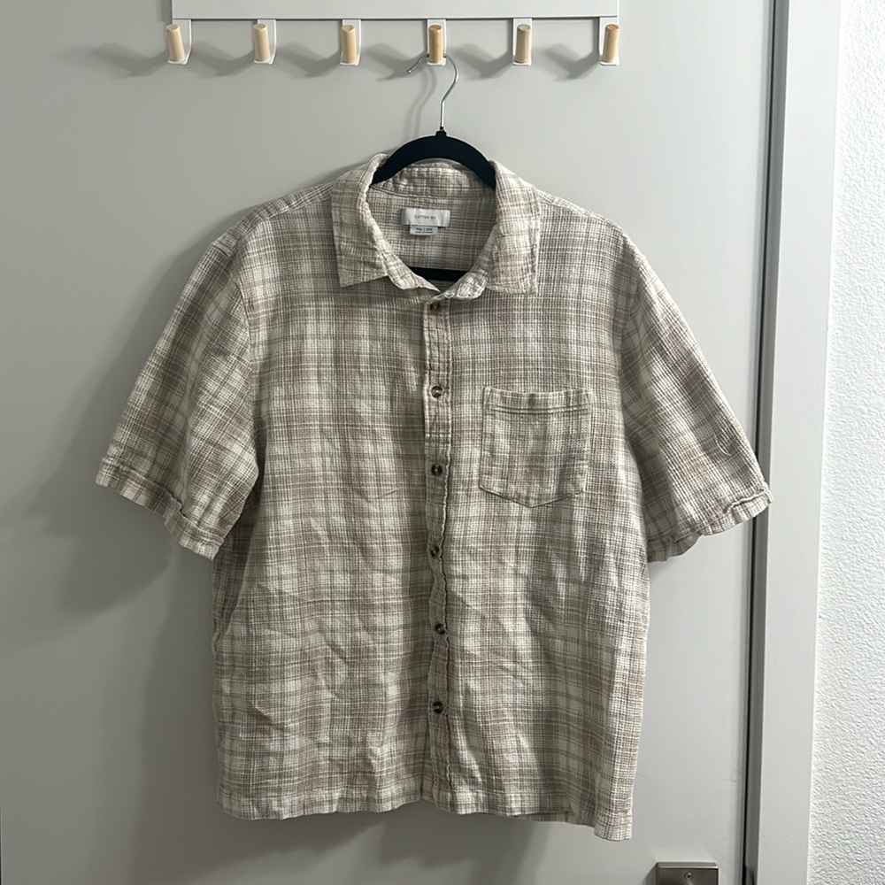 COTTON ON PLAID SHIRT